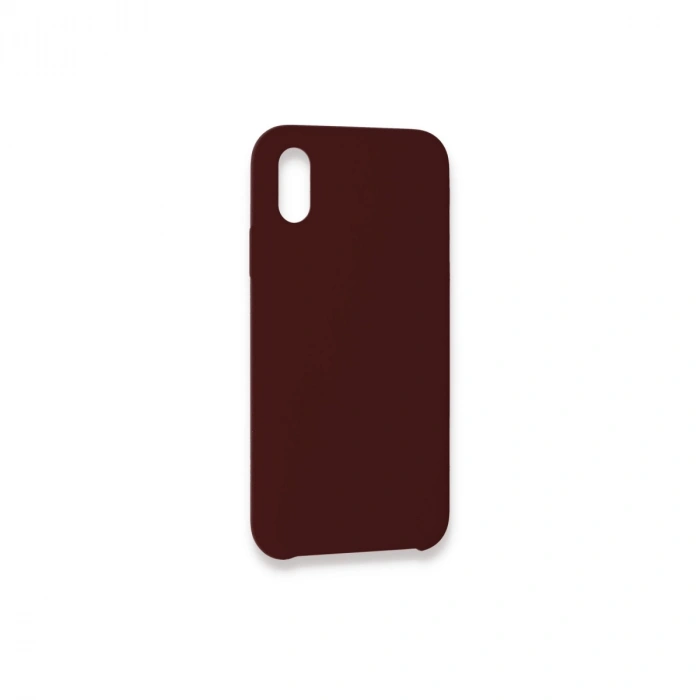 HERŞEYTREND Apple İphone Xs Max Kılıf Lansman Legant Silikon - Bordo