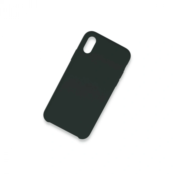 HERŞEYTREND Apple İphone Xs Max Kılıf Lansman Legant Silikon - Koyu Yeşil