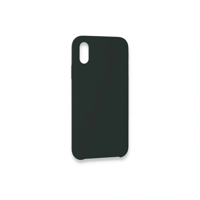HERŞEYTREND Apple İphone Xs Max Kılıf Lansman Legant Silikon - Koyu Yeşil