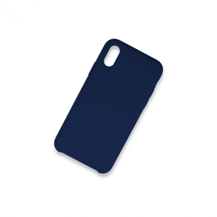 HERŞEYTREND Apple İphone Xs Max Kılıf Lansman Legant Silikon - Lacivert