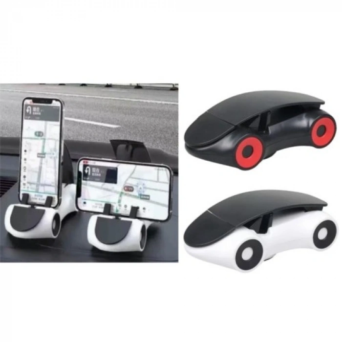 HERŞEYTREND Araba Tasarımlı Araç İçi Telefon Tutucu 360 Dönebilen Ayarlı