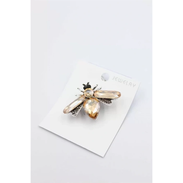 HERŞEYTREND Arı Broş - Sarı