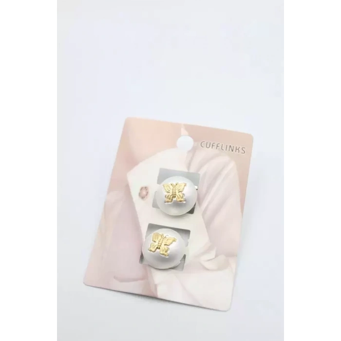 HERŞEYTREND Arı Düğme Broş - Altın