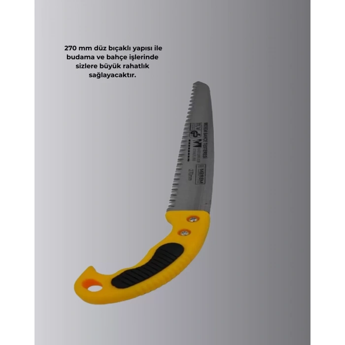 HERŞEYTREND Bahçe ve Ağaç Budama Testeresi Ergonomik Saplı