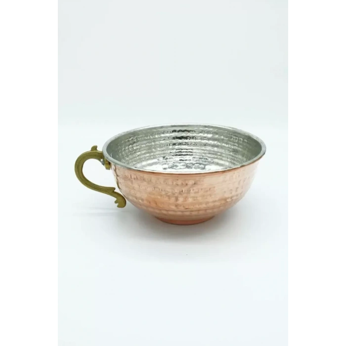 HERŞEYTREND Bakır Ayran Tası 12x12x6cm