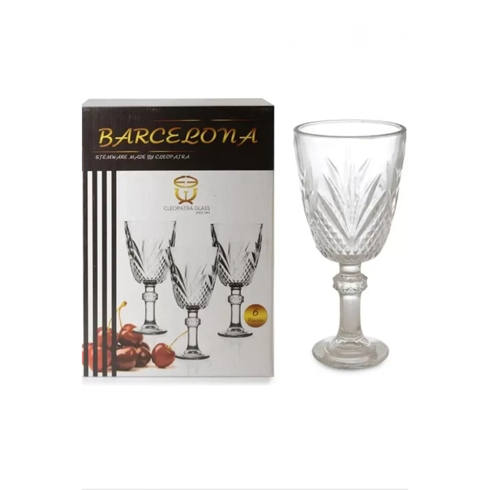HERŞEYTREND Barcelone 6 Lı Ayaklı Bardak Royaleks-9098