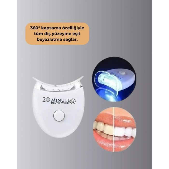 HERŞEYTREND Beyazlatma Kalemli LED Diş Parlatma Seti