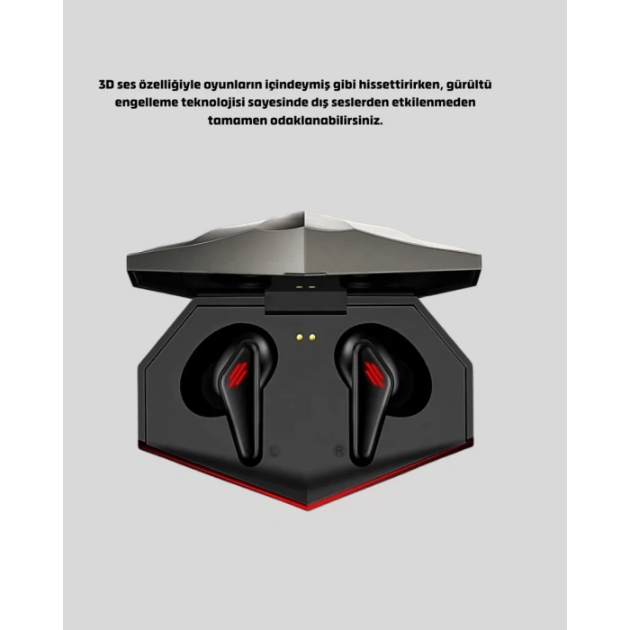 HERŞEYTREND Bluetooth Kulaklık 45 ms Ultra Düşük Gecikme