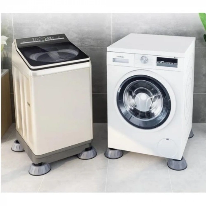 HERŞEYTREND Çamaşır Makinesi Titreşim Engelleyici Stoper GRİ 4 lü Set