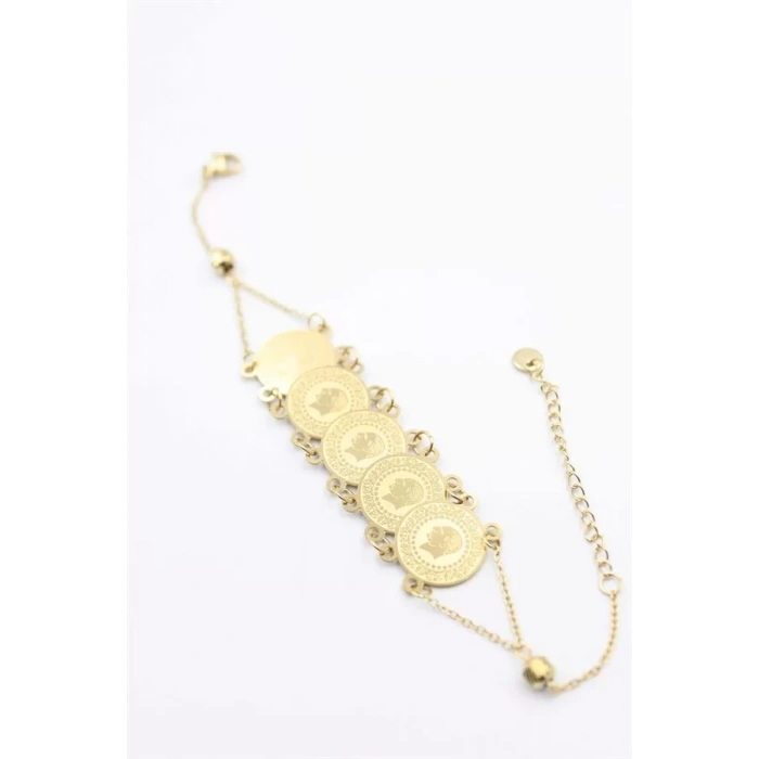 HERŞEYTREND Çeyrek Bileklik - Altın