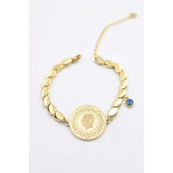 HERŞEYTREND Çeyrek Bileklik - Altın