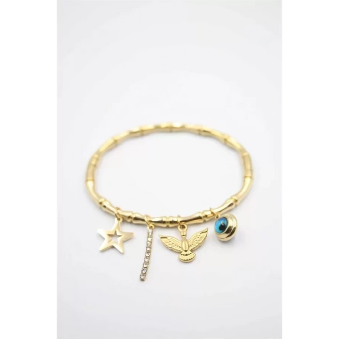 HERŞEYTREND Charm Bilezik - Altın
