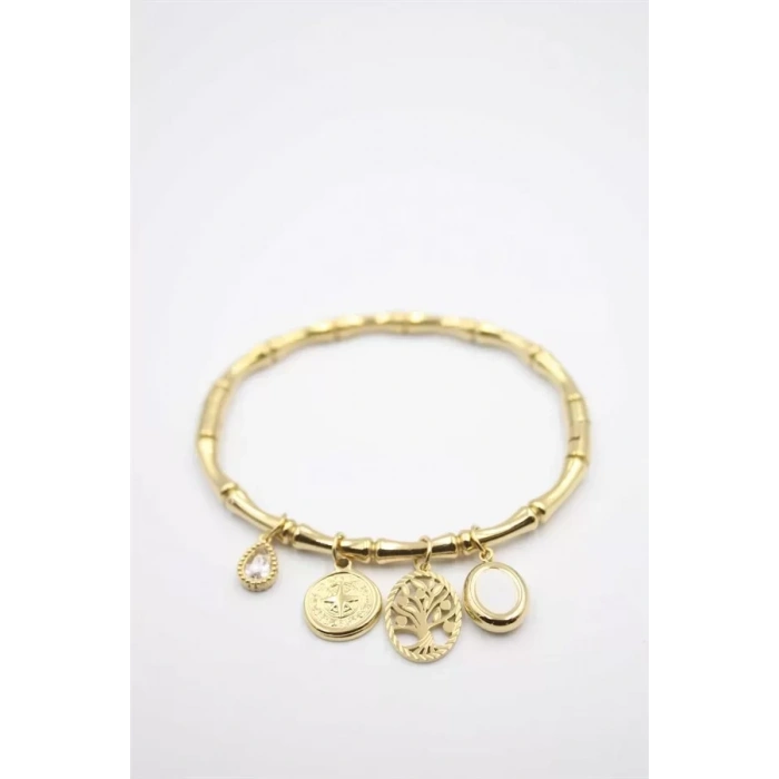 HERŞEYTREND Charm Bilezik - Altın