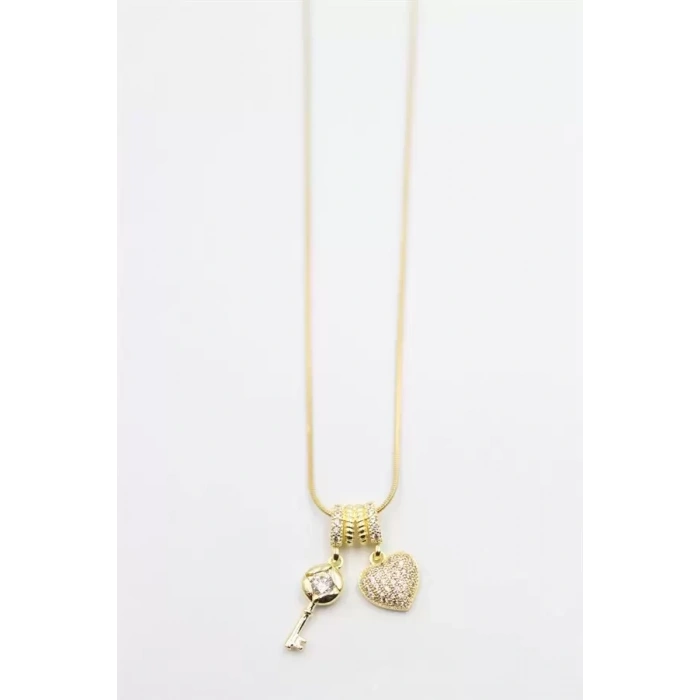 HERŞEYTREND Charm Kolye - Altın