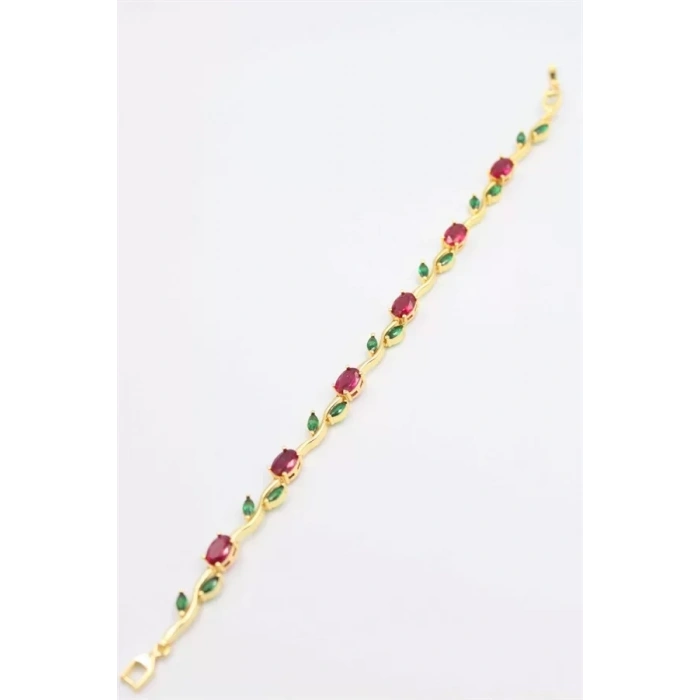 HERŞEYTREND Çiçek Bileklik - Altın