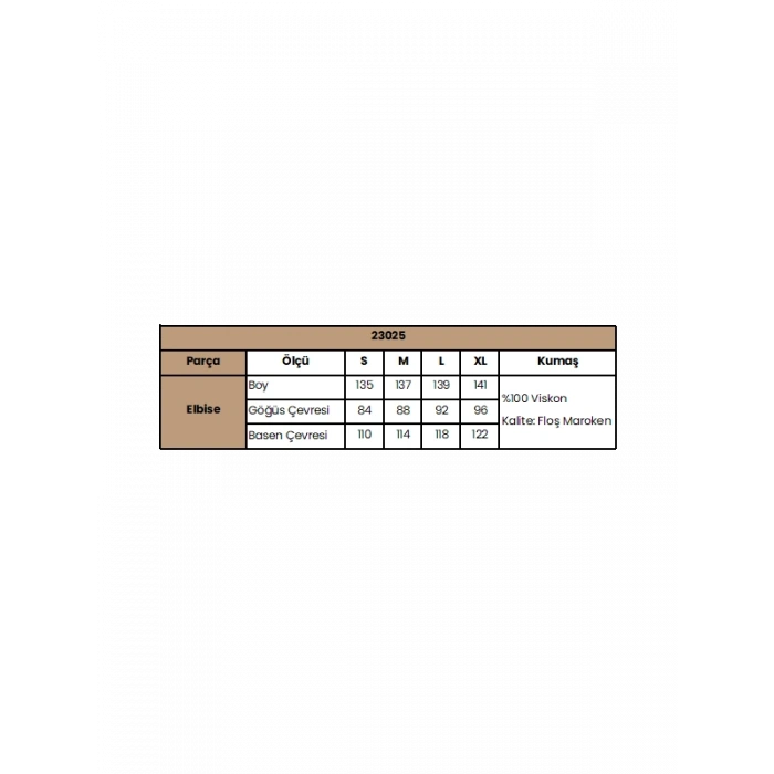 HERŞEYTREND  Çiçek Desenli Viskon Elbise