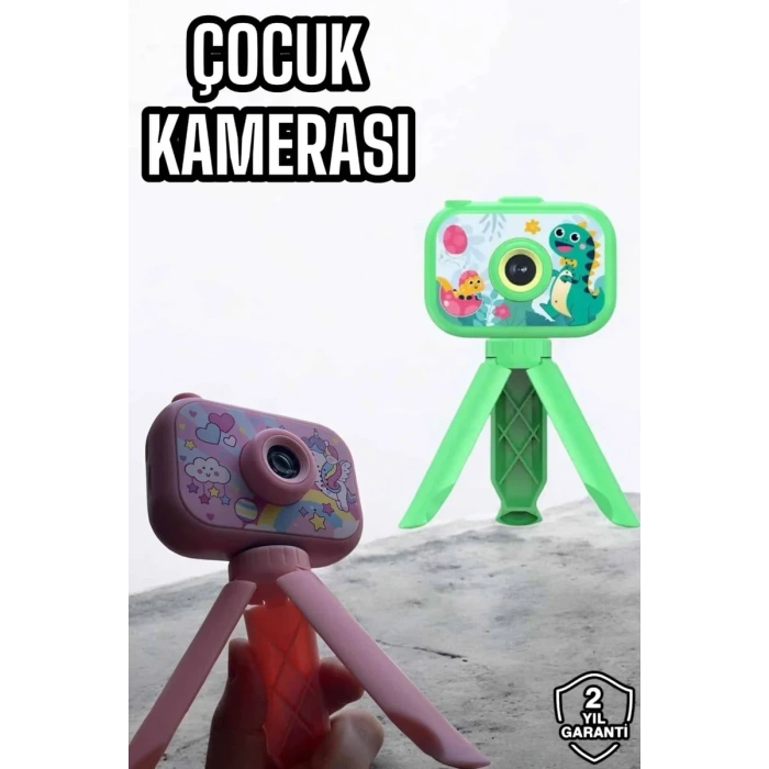 HERŞEYTREND Çocuklara Özel Dijital LCD Ekran 1080P HD Görüntü Kaliteli