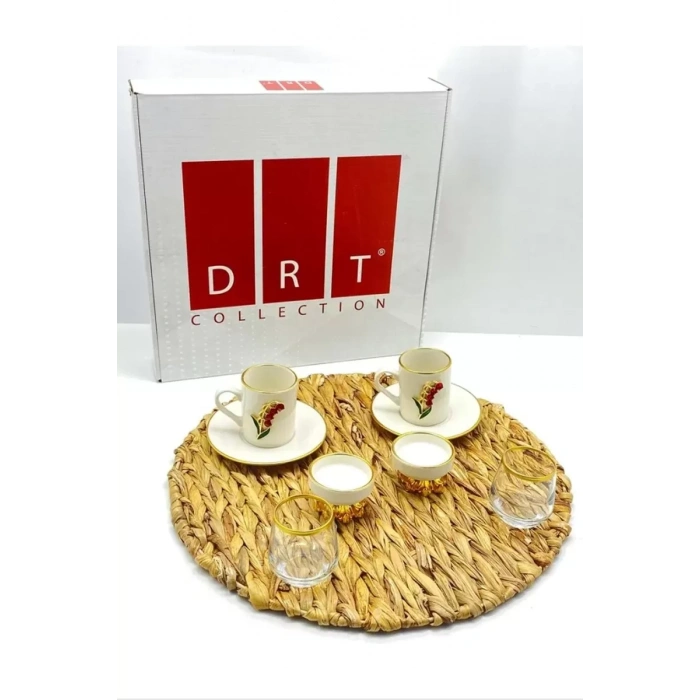 HERŞEYTREND Collection Kahve Seti Lale Royaleks-DRT-6060-5