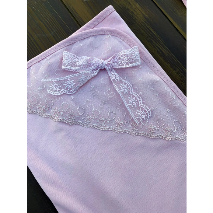 HERŞEYTREND Dantel İşlemeli 10 Parça Yeni Doğan Hastane Seti %100 Pamuk