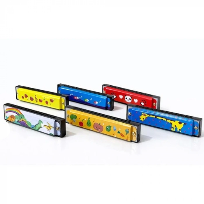 HERŞEYTREND Desenli Metal Mızıka