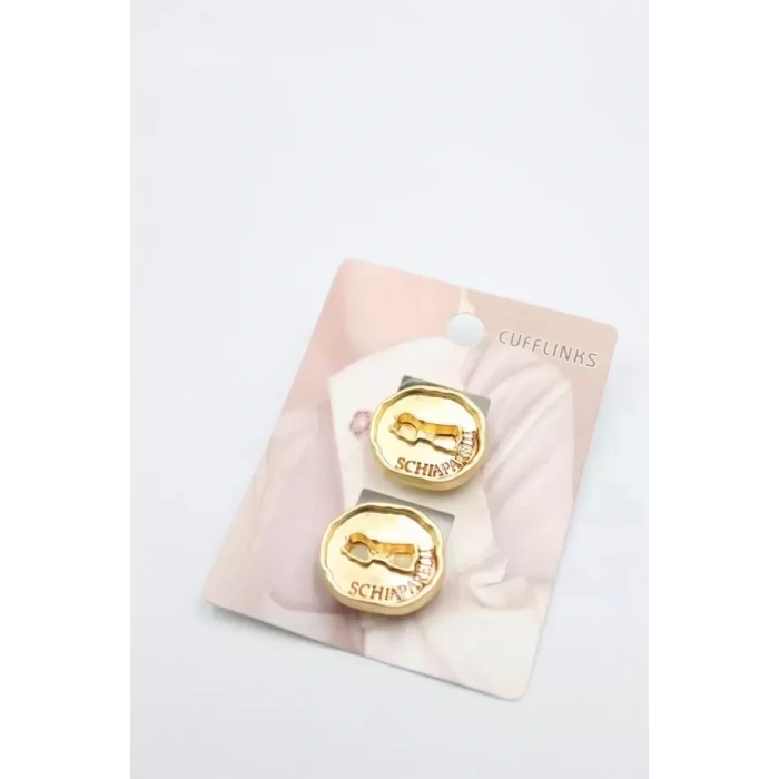 HERŞEYTREND Düğme Broş - Altın