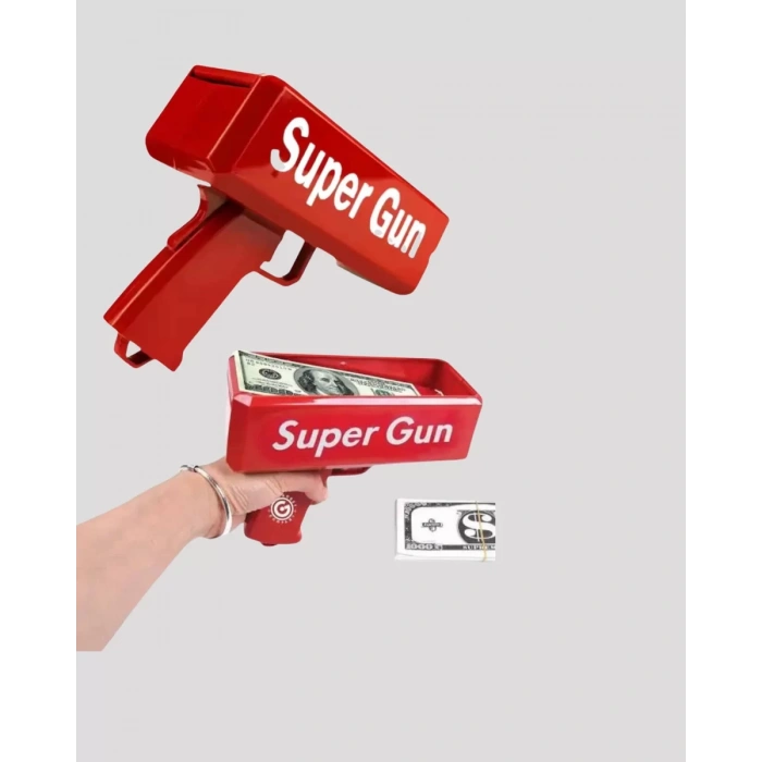 HERŞEYTREND Elektrikli Money Gun Oyuncak Parti Tabancası