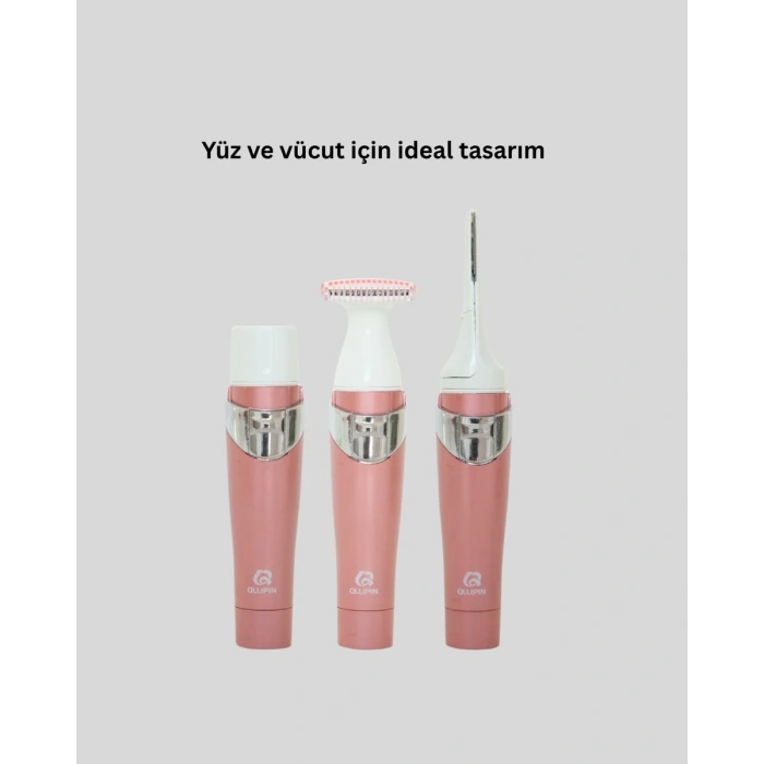 HERŞEYTREND Ev Tipi Profesyonel Epilasyon Cihazı – Pembe