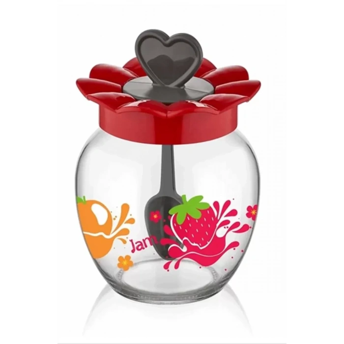 HERŞEYTREND Frutta Kaşıklı Kavanoz 370 Cc Royaleks-C-00181