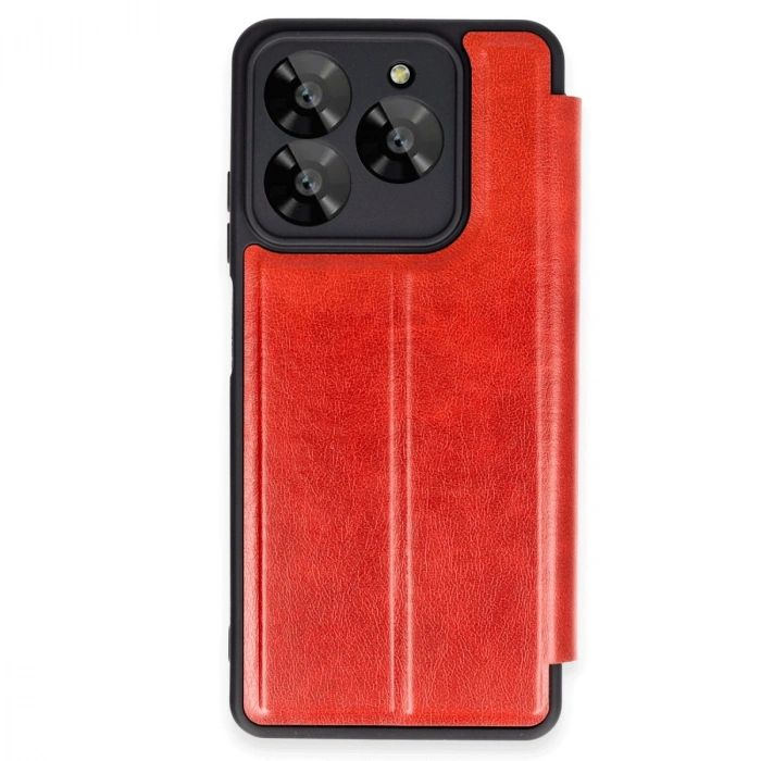 HERŞEYTREND General Mobile Era 30 Kılıf Flip Cover - Kırmızı