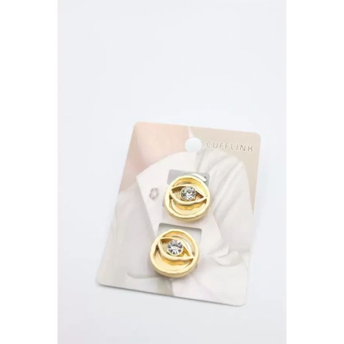 HERŞEYTREND Göz Düğme Broş - Altın