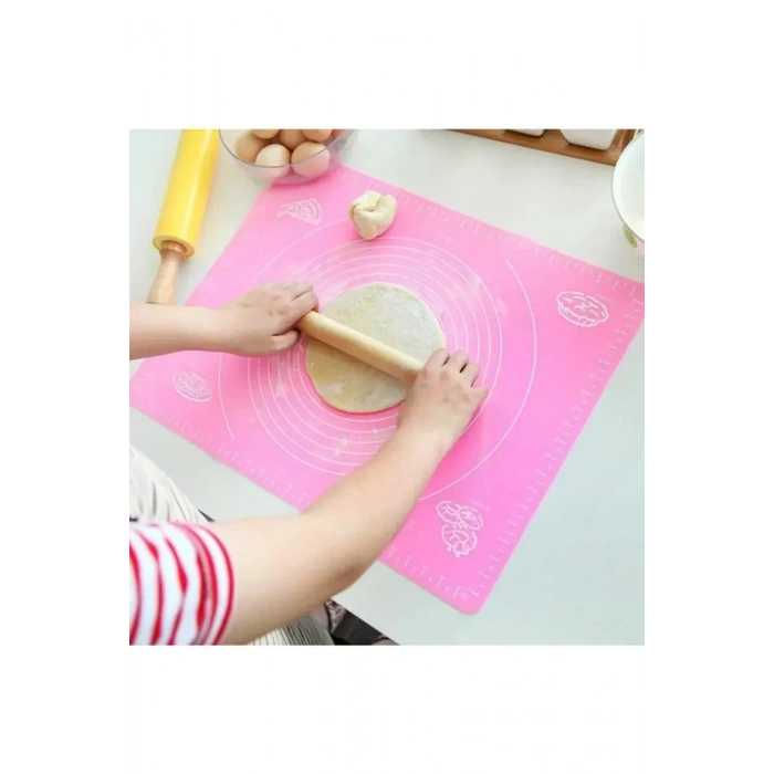 HERŞEYTREND Hamur Açma Matı Ölçekli 40x50 Cm. Royaleks-156