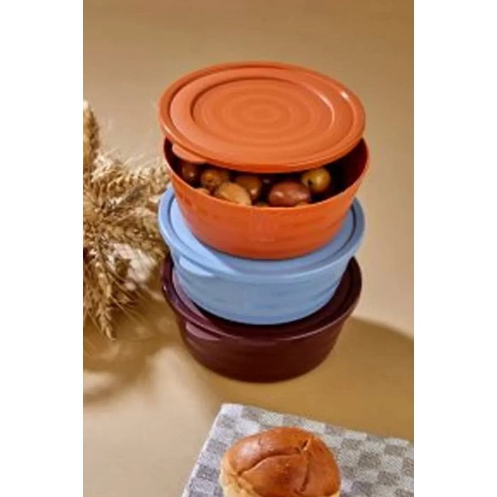 HERŞEYTREND Harmony Kapaklı Yonca Kase 3lü Royaleks-HT-002