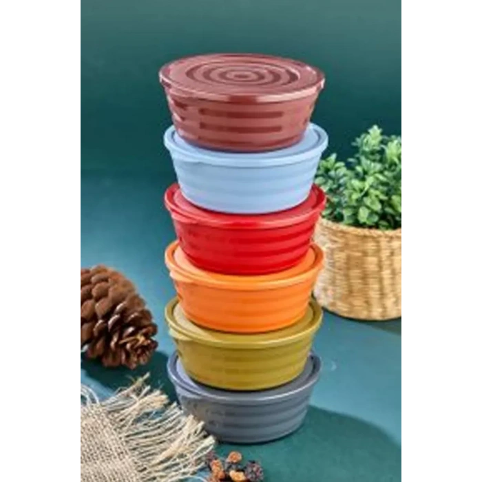 HERŞEYTREND Harmony Kapaklı Yonca Kase 6lı Royaleks-HT-003