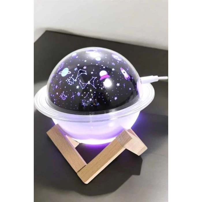 HERŞEYTREND Hava Nemlendirici Projeksiyon Görünümlü USB Bağlantılı Aromaterapi