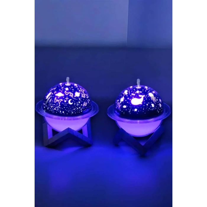 HERŞEYTREND Hava Nemlendirici Projeksiyon Görünümlü USB Bağlantılı Aromaterapi