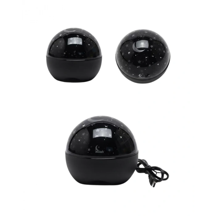 HERŞEYTREND Hoparlörlü Yıldız Projektör Oda Lambası