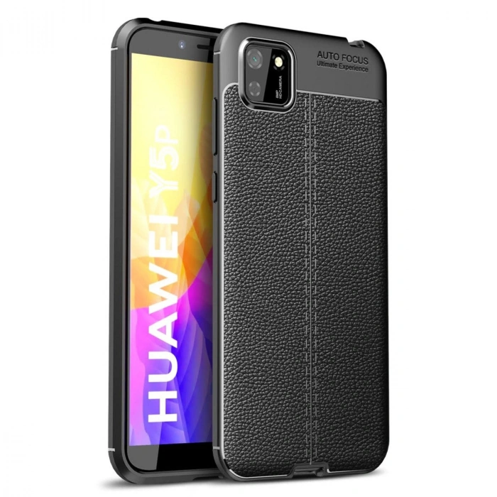 HERŞEYTREND Huawei Y5p Kılıf Auto Focus Kapak - Siyah