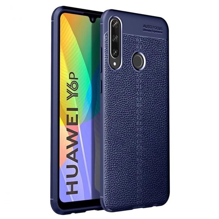 HERŞEYTREND Huawei Y6p Kılıf Auto Focus Kapak - Lacivert