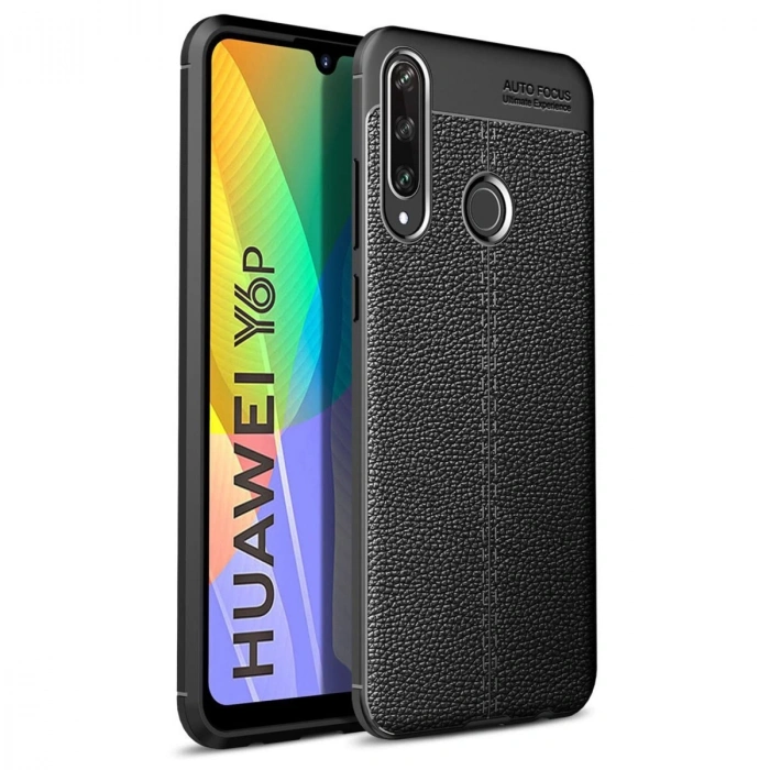 HERŞEYTREND Huawei Y6p Kılıf Auto Focus Kapak - Siyah