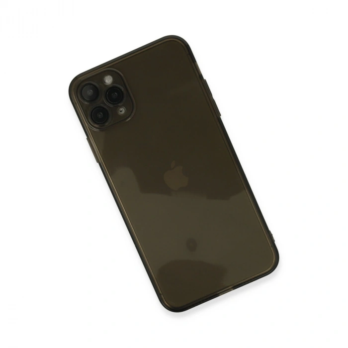 HERŞEYTREND İphone 11 Pro Max Kılıf Fly Lens Silikon - Siyah