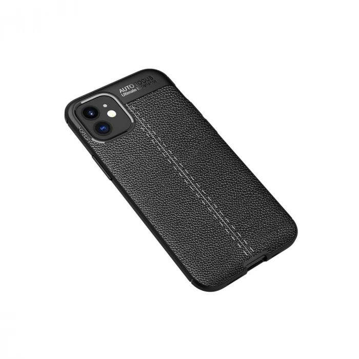 HERŞEYTREND İphone 12 Mini Kılıf Auto Focus Kapak - Siyah