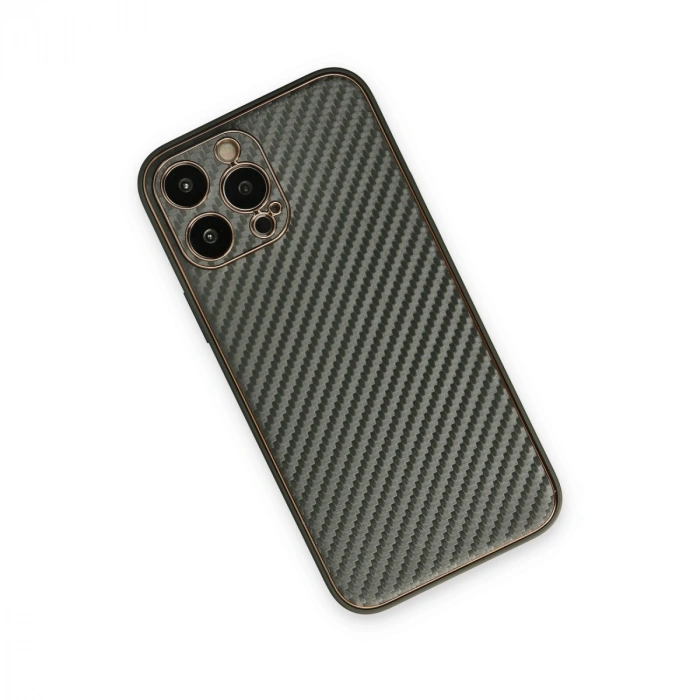 HERŞEYTREND İphone 13 Pro Max Kılıf Coco Karbon Silikon - Füme