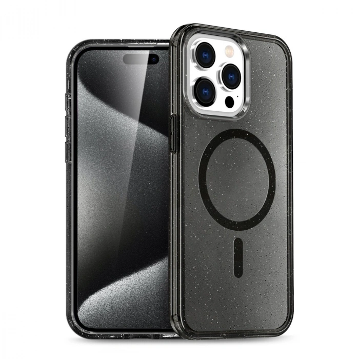 HERŞEYTREND İphone 14 Pro Kılıf  Magsafe Kapak - Siyah