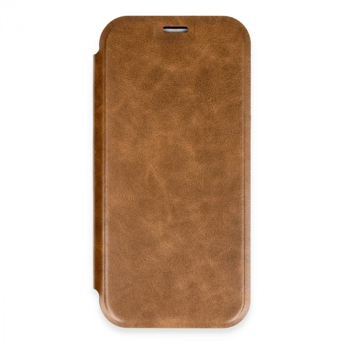 HERŞEYTREND İphone 16 Pro Kılıf Flip Cover - Taba