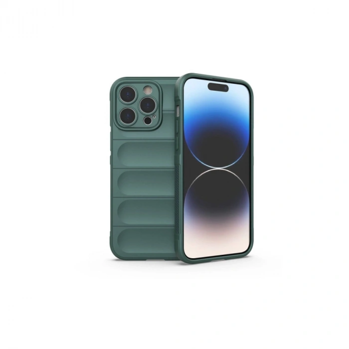 HERŞEYTREND İphone 16 Pro Kılıf Optimum Silikon - Koyu Yeşil