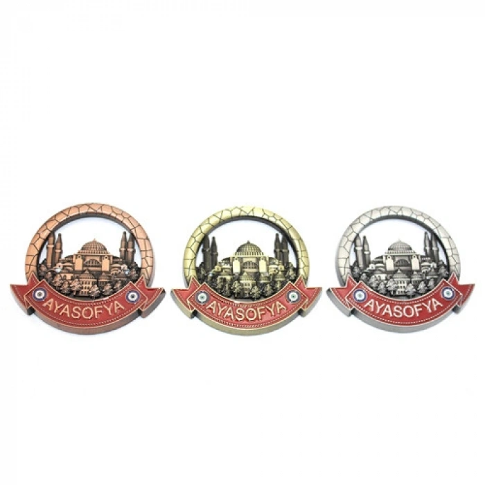 HERŞEYTREND İstanbul Temalı Metal Magnet