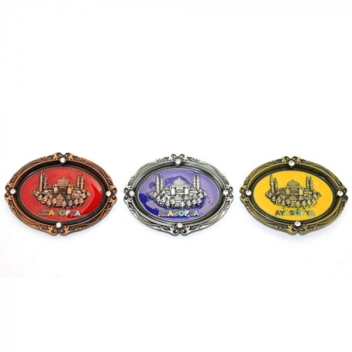 HERŞEYTREND İstanbul Temalı Metal Magnet