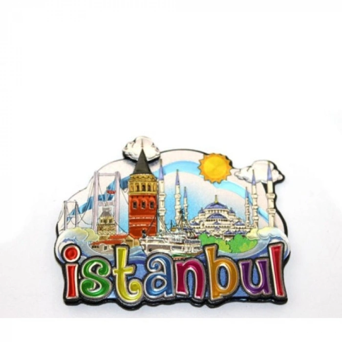 HERŞEYTREND İstanbul Temalı Silikon Buzdolapı Süsü Magnet