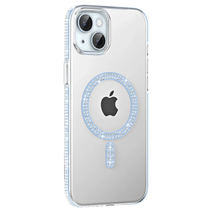 HERŞEYTREND Joko Apple İphone 14 Move Taşlı Magsafe Kapak - Mavi