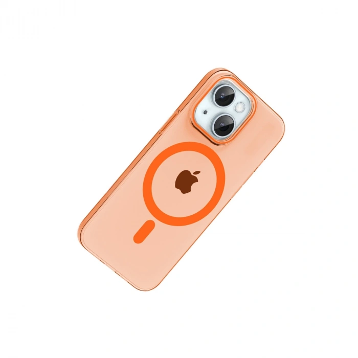 HERŞEYTREND Joko Apple İphone 14 Pc Blank Magsafe Kapak - Turuncu